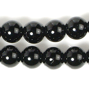 6mmブラックトルマリンビーズ（１連）(r06_014-1)